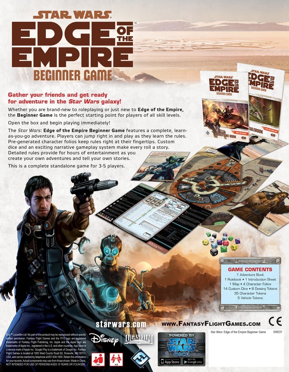 Star Wars : Role Playing Game - Edge of the Empire Beginner Game